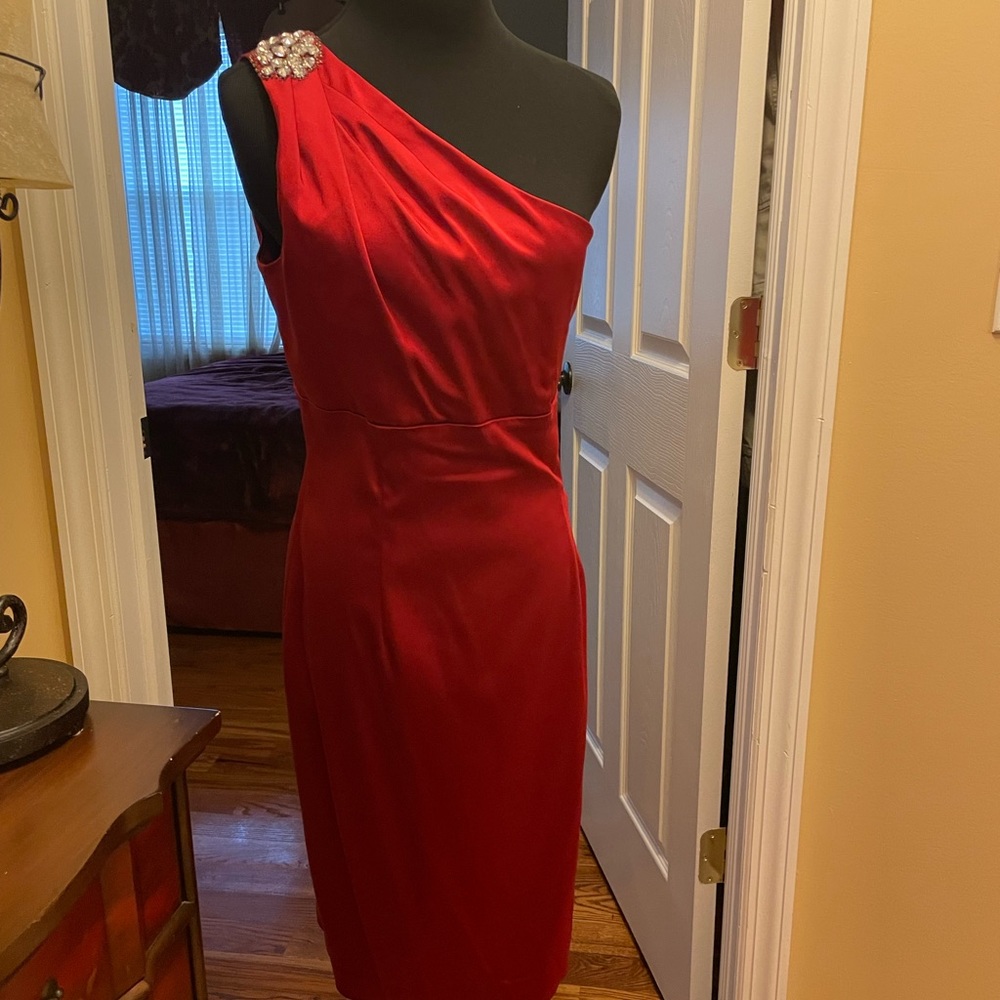 Calvin Klein Red cocktail dress size12 NWT